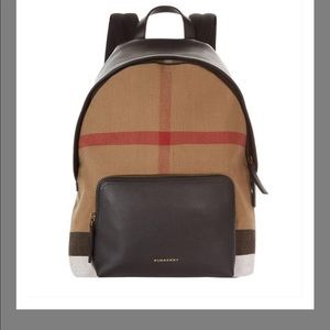 Burberry Abbeydale Canvas Backpack